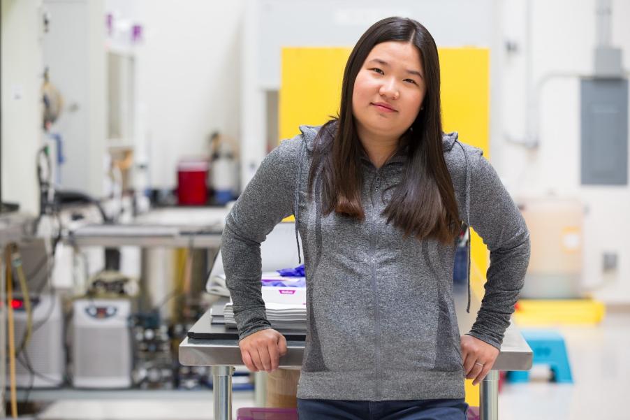 Miranda Wang at the BioCellection offices in Menlo Park, California. ©Rolex/Bart Michiels